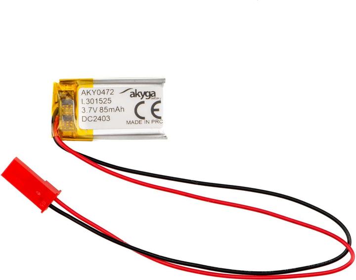 Actual product image Akyga LP301525 Akkupack x Spezial-Akku LiPo 3.7 V 85 mAh (3.70 V, 85 mAh)