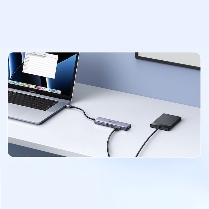 Produktbild Ugreen USB-C Hub (USB-C, 5 Ports)