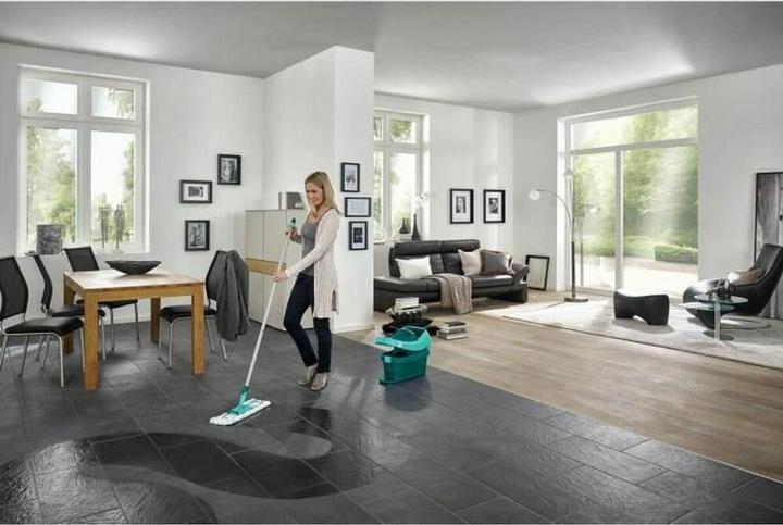 Produktbild Leifheit Set Wischtuchpresse Profi XL mit Rollen und Bodenwischer (1 Stk.)