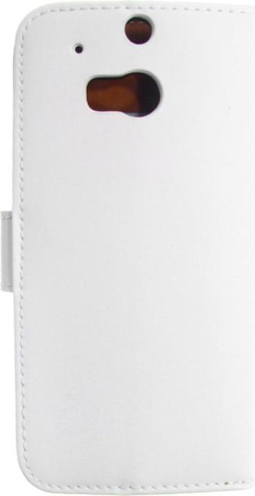 Actual product image OEM Slim Leather Book Case for HTC M8 - white 4250710552771 (HTC One M8s, HTC One (M8))