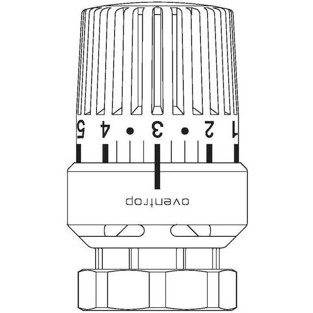Thumbnail - Oventrop Uni LDV Thermostat - Wei, Thermostat, Weiss