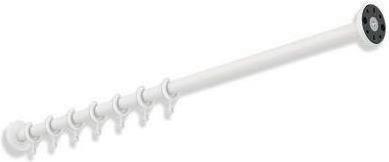 Hewi Vorhangstange 1000mm, Edelstahl weiss tiefmatt