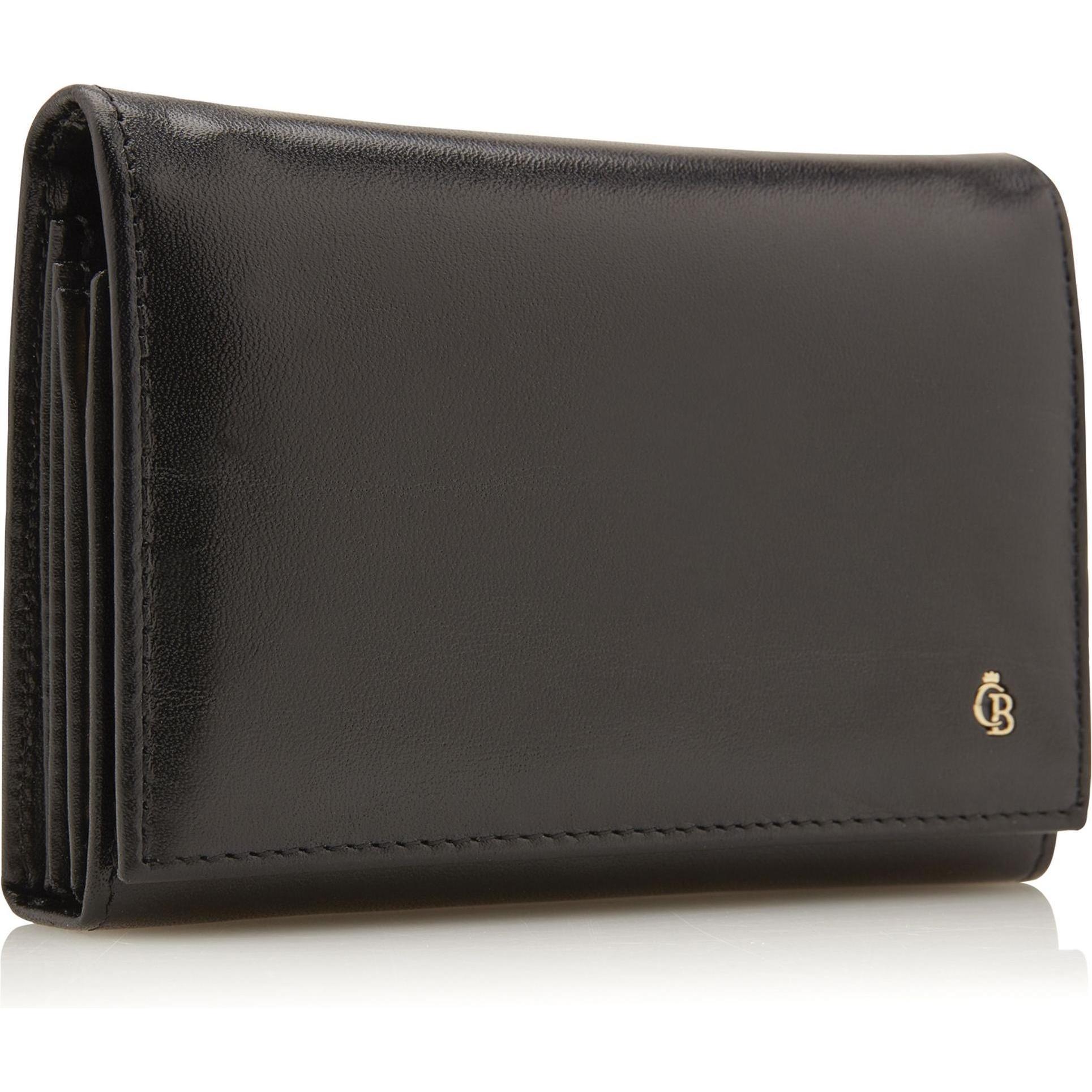 Thumbnail - Castelijn & Beerens, Damen, Portemonnaie, Nevada Geldbörse RFID Leder 14,5 cm, Schwarz
