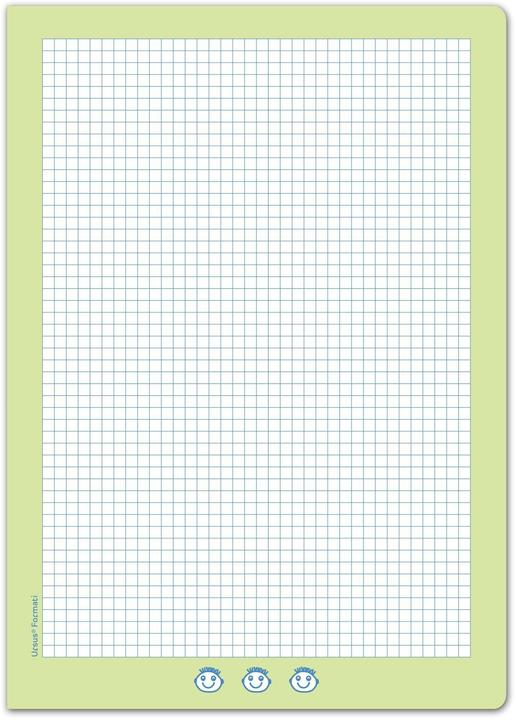 Image du produit Ursus Cahier d'apprentissage Plus R.400, A4, Quadrillé, Bleu (A4, Quadrillé, Couverture souple)