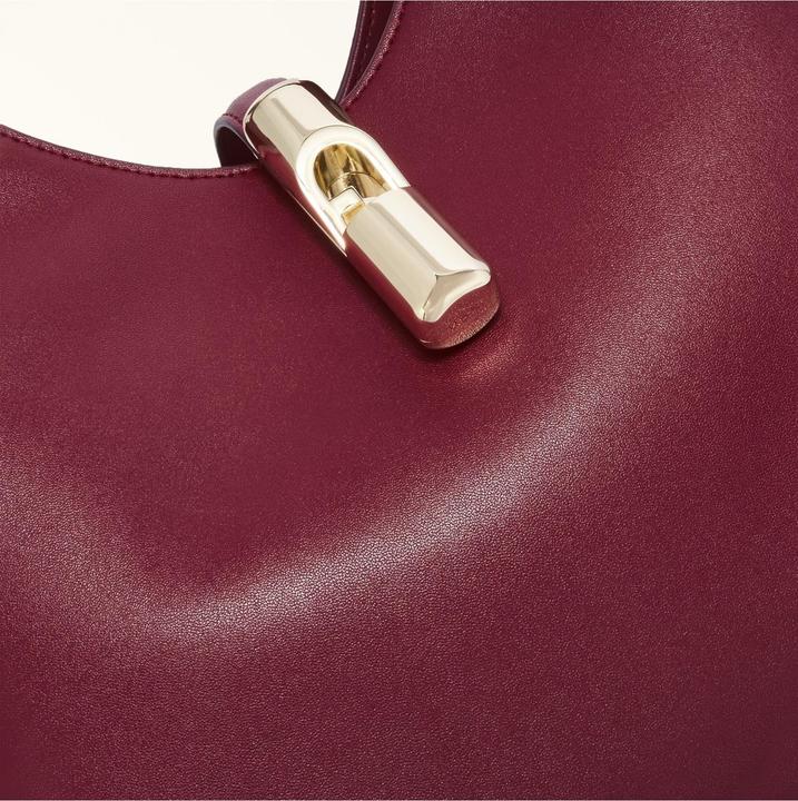 Produktbild Furla hobo bag goccia m in leather color cherry