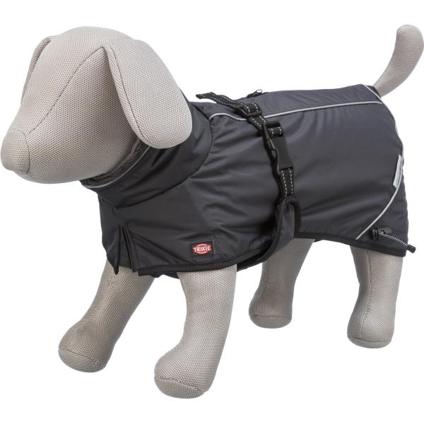 Trixie Calvi frakke, XL: 70 cm, black (XL, Hundemantel), Hundebekleidung