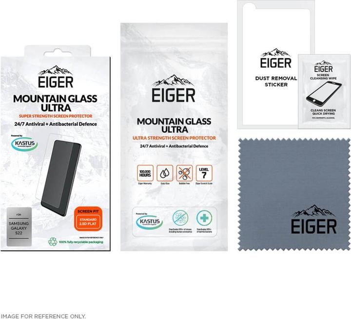 Actual product image Eiger Mountain Glass Ultra (1 pcs., Samsung Galaxy S22)