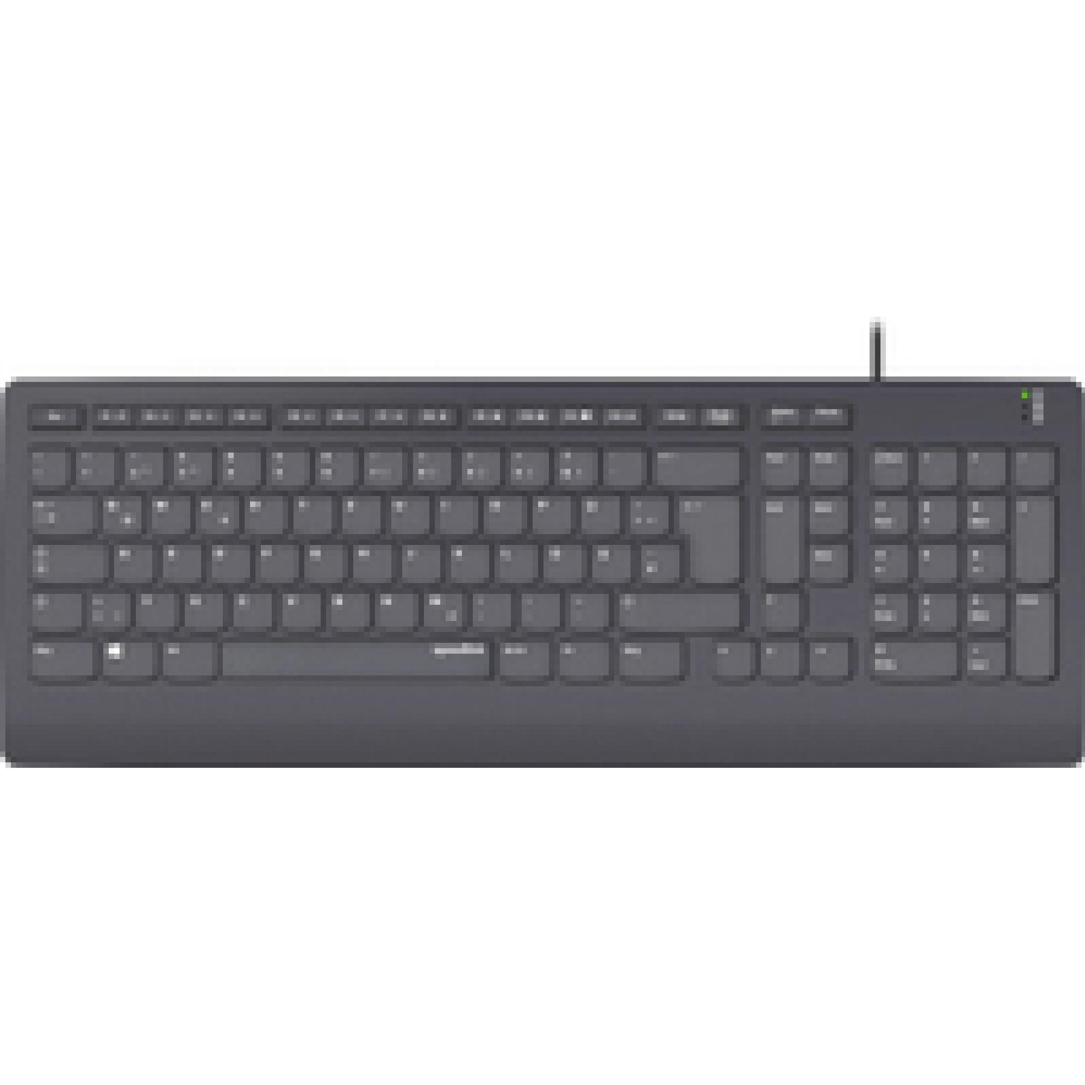 Speedlink HI-GENIC Antibacterial Keyboard schwarz - DE Layout (DE, Kabelgebunden), Tastatur, Schwarz