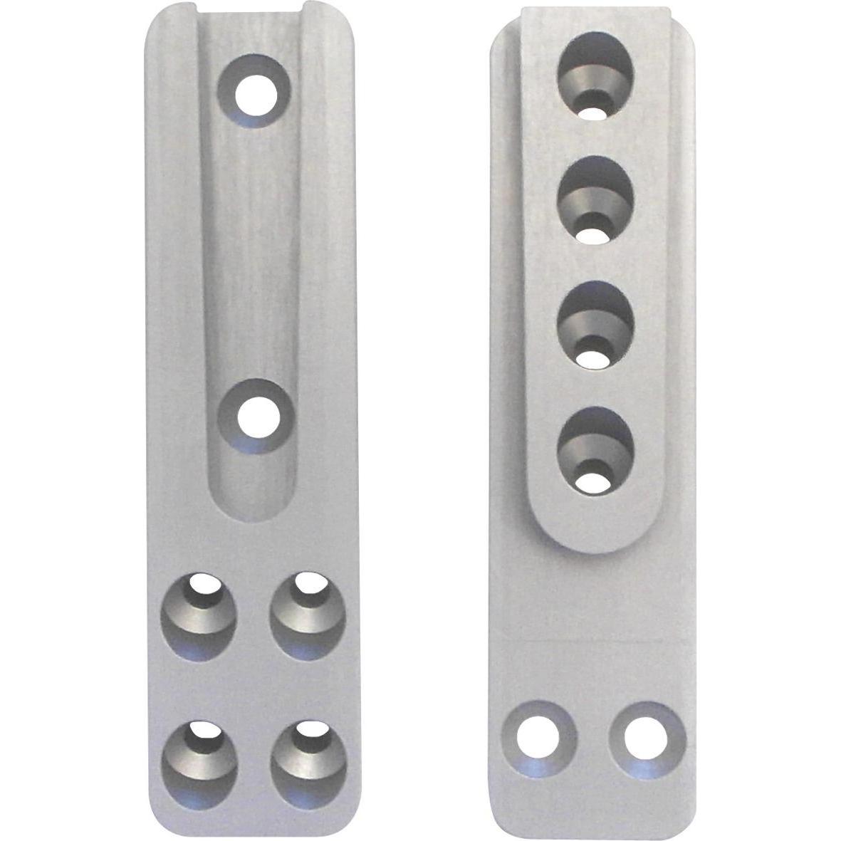 Pitzl, Baubeschläge + Holzverbinder, Holzverbinder für Holzkonstruktionen HVP 25x100x12mm Aluminium eloxiert (Rundholzve...