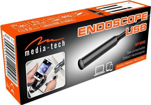 Actual product image Media-Tech MEDIATECH MT4095 MOBILE ENDOSCOPE - Endoscope with microUSB