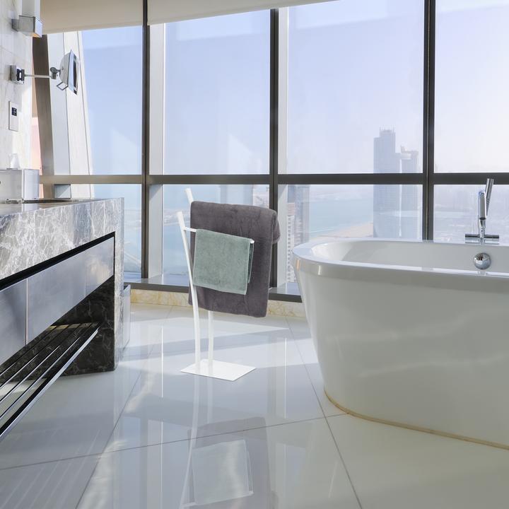 Image du produit Relaxdays Porte-serviettes sur pied