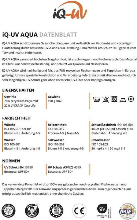 Actual product image IQ-UV Leggins UPV 300 Slim Fit mit Handy Tasche (L)