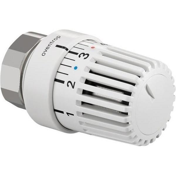 Oventrop OV Thermostat Uni LM 7-28 GradC, mit Flüssig-Fühler weiss, Thermostat, Weiss