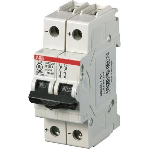 ABB, Schutzschalter, S202UDC-K50 Sicherungsautomat K-Char., 2CDS272517R0577