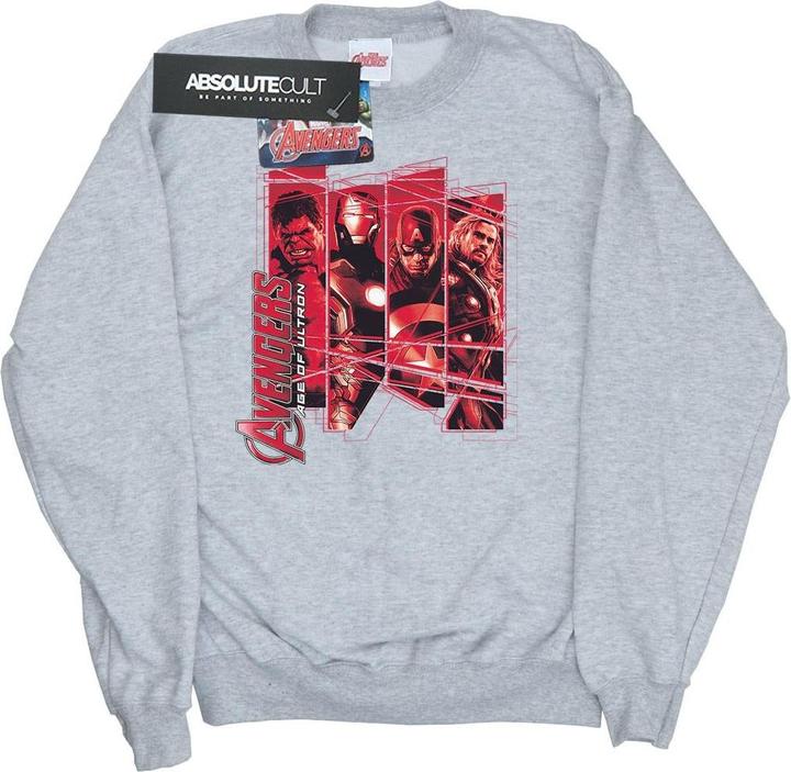 Immagine prodotto Avengers Team Collage Felpa Ragazze (140, 146)