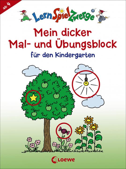 Produktbild Mein dicker Mal- und Übungsblock für den Kindergarten (Deutsch, Katrin Merle, 2018)