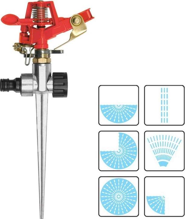 Immagine prodotto Yato Irrigatore A Impulsi (Irrigatore circolare, Irrigatori ad impulso, circolari e a settori)