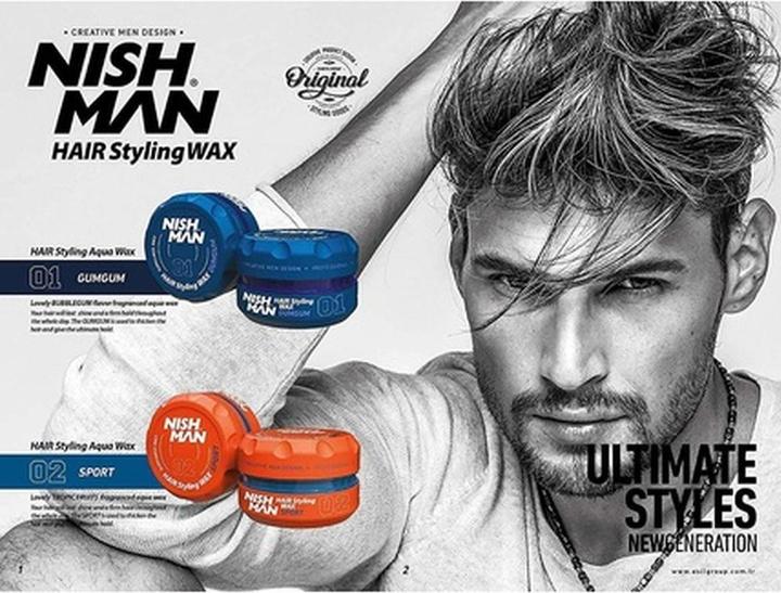 Immagine prodotto Nishman Hair Styling Gel Wax Orange (Gel per capelli)