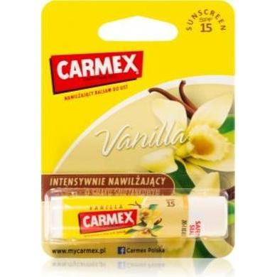 Carmex, Cura delle labbra, Balsamo labbra alla vaniglia - 4 G (Balsamo per le labbra)
