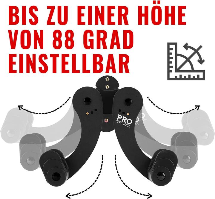 Actual product image Pro Bike Tool Adjustable wall bracket
