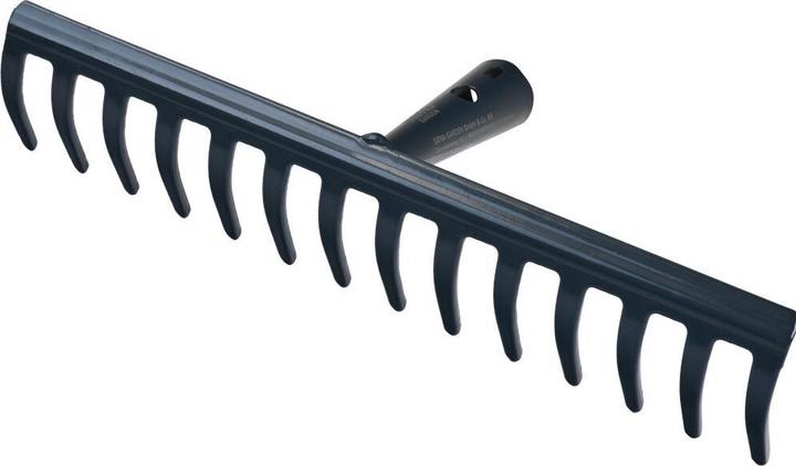 Siena Garden Garden rake 14 tines 36 cm without handle anthracite