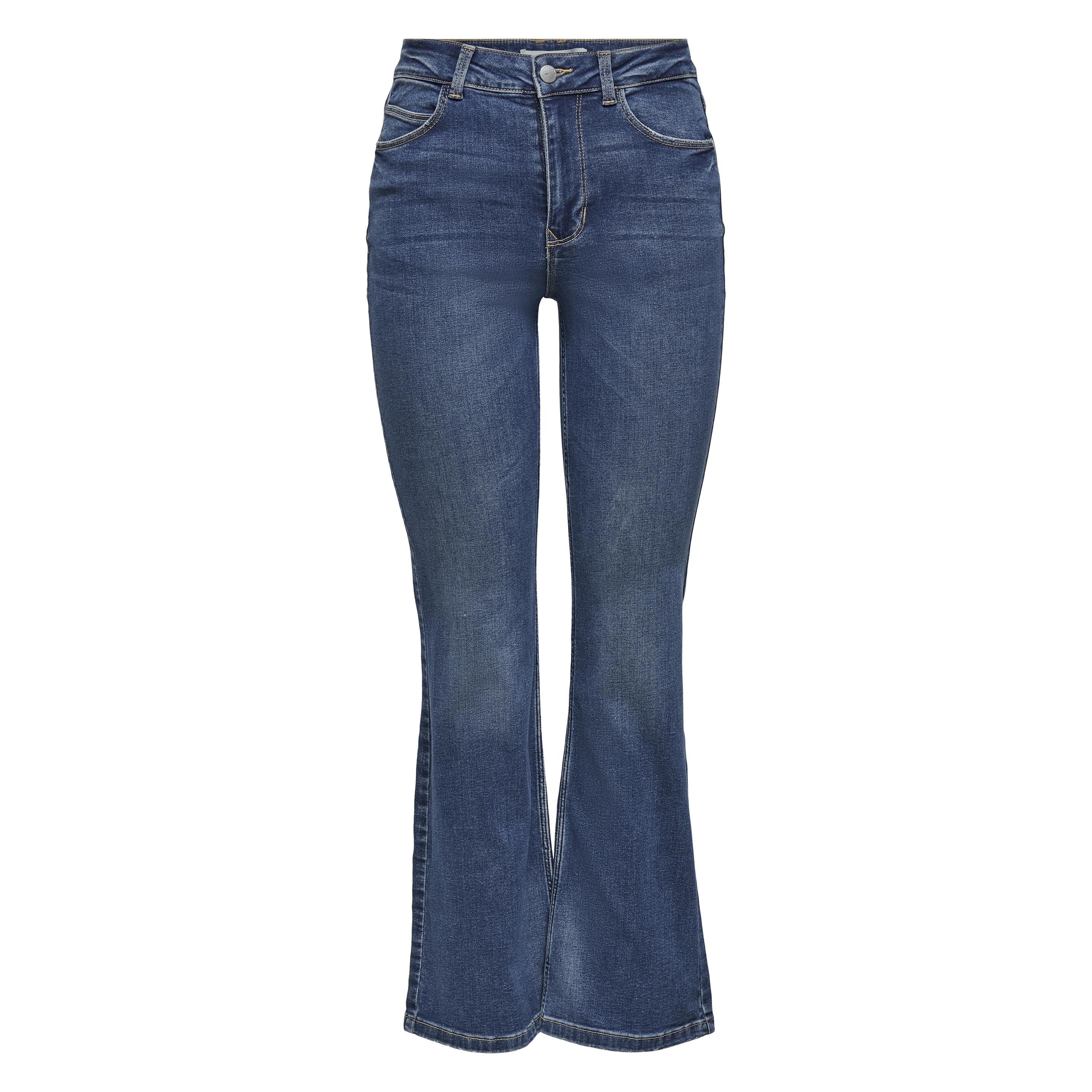 JdY, Damen, Jeans, JDYNew Flora Neela Life High Flared Jeans, Blau, (25)