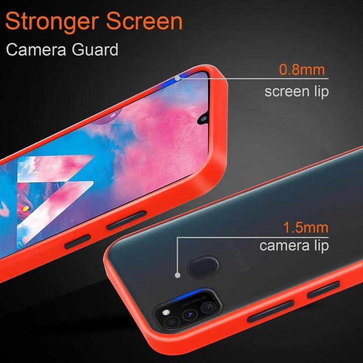 Produktbild Cadorabo Hybrid Matt Cover (Samsung Galaxy M21, Samsung Galaxy M30s)