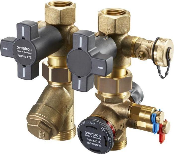 Actual product image Oventrop OV connection set Flypass Set 1 DN 15