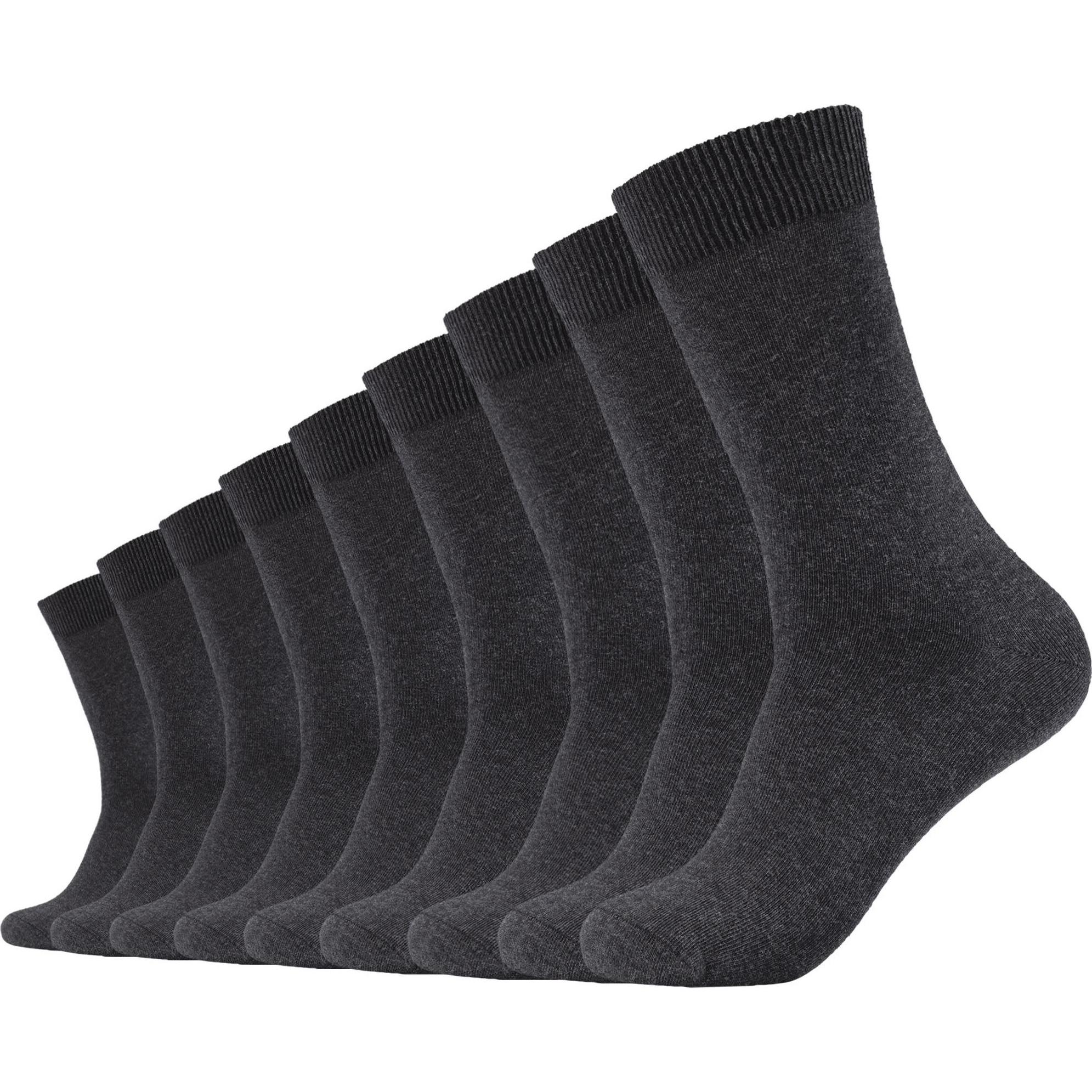 Camano, Damen, Socken, Cotton, Grau, (9er Pack, 39 - 42)