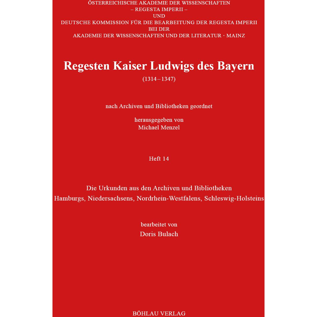 Thumbnail - Bulach:Regesta Imperii VII. Regesten Ka, Fachbücher von Doris Bulach