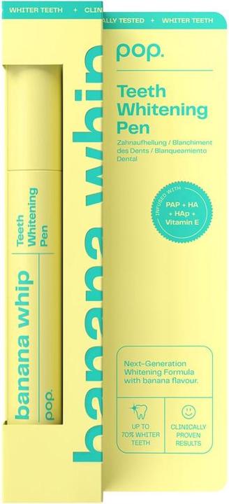 Produktbild SmilePen Pop Teeth White Pen Ban Whi 4ml (4 ml, Bleaching Stift)