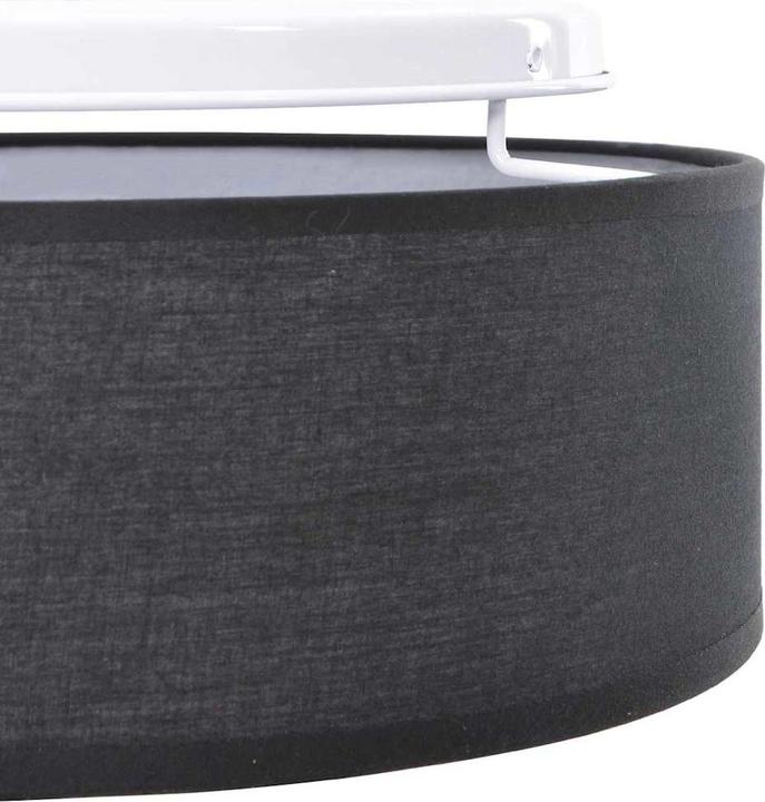 Produktbild VidaXL Deckenlichter Flush Mount Schwarz Ø 38 cm Stoff E27 (GU10)