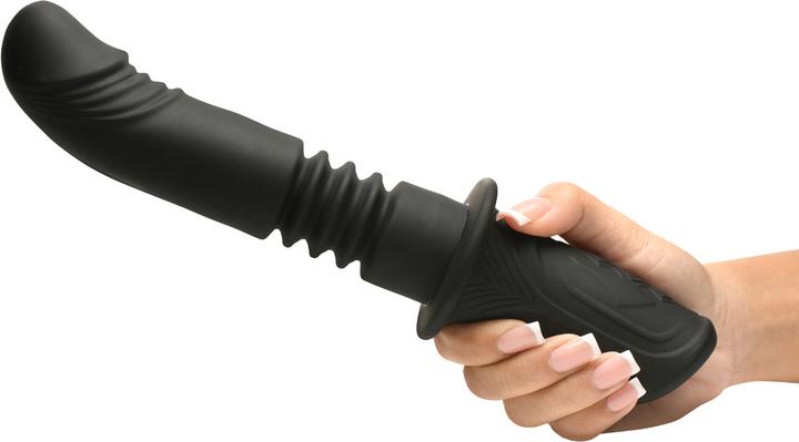 Image du produit XR Brands Power Thrust - Thrusting Silicone Vibrator - Black