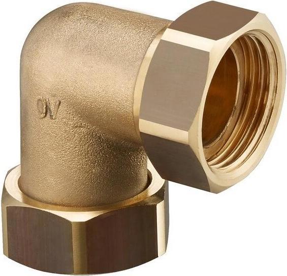 Oventrop OV Coude de raccordement tuyauterie de chaudière 37x35mm G 1pouce ÜMxG 1pouce ÜM
