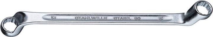 Actual product image Stahlwille Double-ended ring spanner 20 24 x 26 mm 330 mm deep offset CV