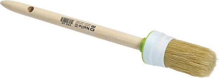 Actual product image HP Autozubehör Ring brush size 6 bristle length 45 mm 30 mm light mixed bristle raw wooden handle (30 mm)