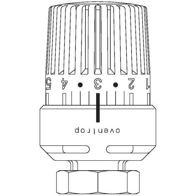 Thumbnail - Oventrop 1616200 Uni LI Thermostat, Thermostat, Weiss