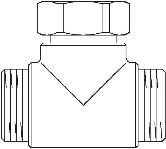 Image du produit Oventrop OV Pièce en T pour tuyauterie de chaudière G 1poucexG 1pouce ÜMx