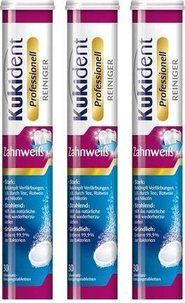 Immagine prodotto Kukident Sbiancamento dei denti 30 Tabs, 30 pz TAB (113 g)