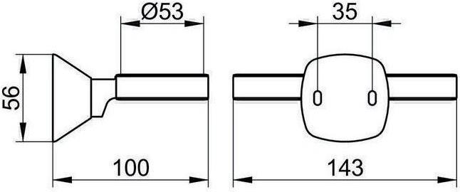 Image du produit Keuco Support double CITY 2 en vrac chromé chromé
