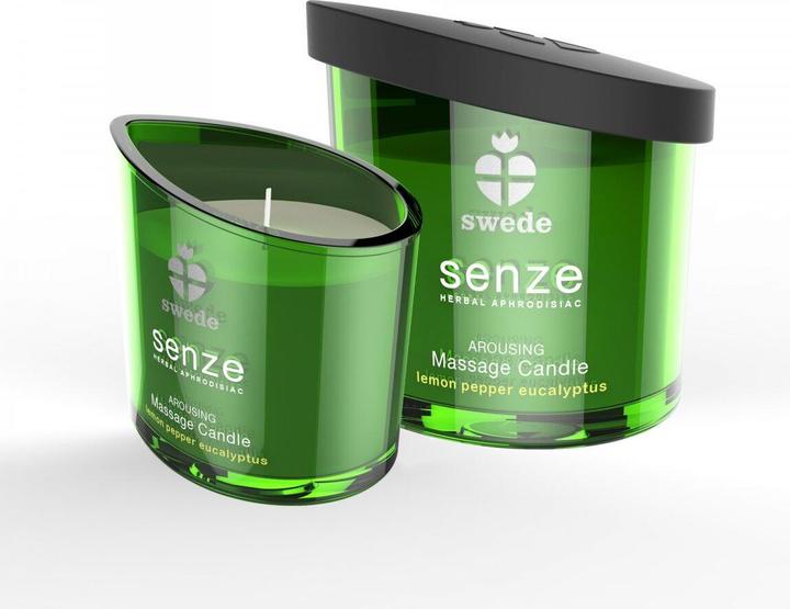 Productafbeelding Swede Senze Arousing Massage Candle Lemon Pepper Eucalyptus 150 ml (150 ml)