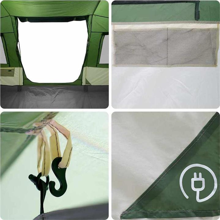 Immagine prodotto vidaXL Tenda familiare a tunnel 6 persone Impermeabile (Tenda a tunnel, 11.15 kg)