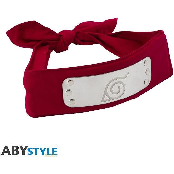 Abystyle Rosso Fascia Per Capelli, Naruto Shippuden: Benda Konoha