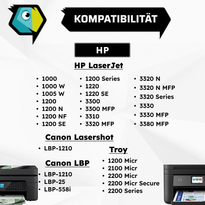 Image du produit Inkadoo Toner compatible avec HP C7115A / 15A toner, noir noir (CF)