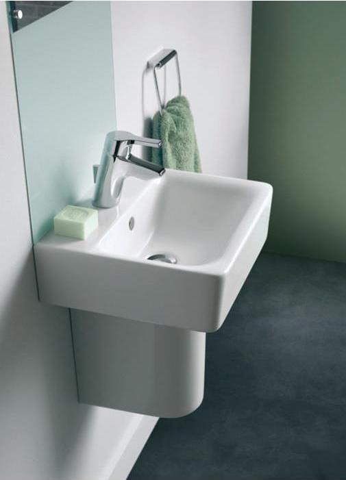 Actual product image Ideal Standard Connect Cube Wash basin 650mm E7729, 1 tap hole (460 mm, 650 mm)