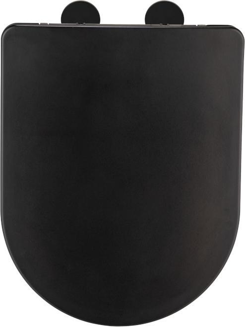 Produktbild Wenko WC-Sitz Galati schwarz matt