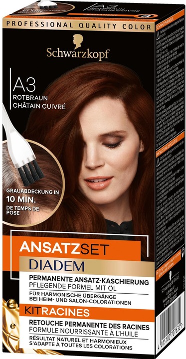 Produktbild Schwarzkopf Ansatzset Diadem (A3 Rotbraun)