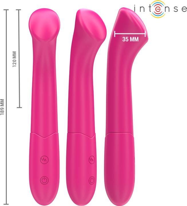 Productafbeelding Intense Paty Vibrator 19 cm Flexibel 10 Vibraties Model 2 Roze
