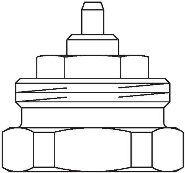 Actual product image Oventrop Adapter M30x1to M30x1 5