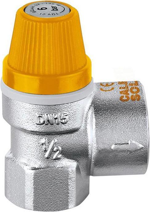 Caleffi Solar safety valve 1/2inch x 6 bar